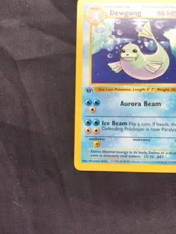 Pokemon Cards: Base Set 1st Edition Uncommon: Dewgong 25/102 - Image 5