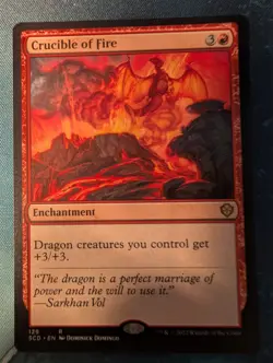 Magic: The Gathering Enchantment Crucible of Fire Crucible of Fire Rare Regular - Image 1