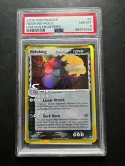 Nidoking 6/101 Delta Species PSA 8 EX Dragon Frontiers vintage Pokemon tcg Card - Image 1