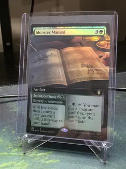 Monster Manual (Extended Art) Commander Legends: Battle for Baldur's Gate Foil - Image 1