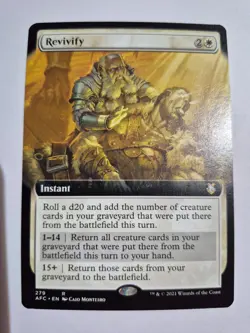 MTG - Revivify EXTENDED - Commander: Adventures in the Forgotten Realms - NM - Image 1