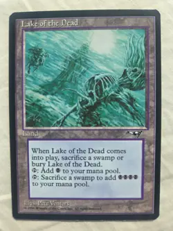 MTG LAKE OF THE DEAD Alliances NM Never Played - Image 1