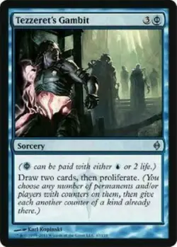 Tezzeret's Gambit New Phyrexia Light Play MTG Magic DNA GAMES - Image 1