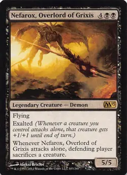 Nefarox, Overlord of Grixis R Magic 2013 (M13) 103 NM - Image 1