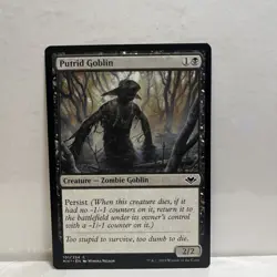 MTG Magic The Gathering Putrid Goblin Modern Horizons 101 C NM - Image 1