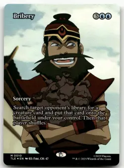 Bribery (Borderless) #10 (Foil) NM Avatar: The Last Airbender: Eternal-Legal - Image 1