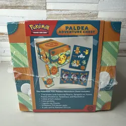 Pokemon TCG: Paldea Adventure Chest Factory Sealed Box Trading Card Game - Image 2