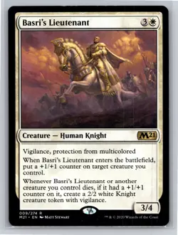 MTG Magic the Gathering Basri's Lieutenant Core Set 2021 M21 9/274 Regular Rare - Image 1