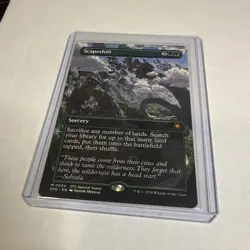 Scapeshift (Borderless) Mythic Special Guests 34 NM MTG TCG - Image 1