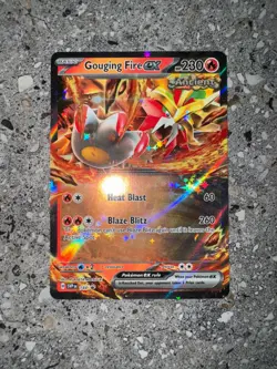 Pokemon TCG Cards Gouging Fire ex SVP144 Black Star Promo NM-M - Image 3