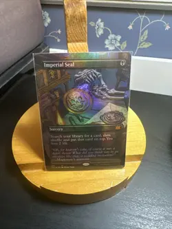 MTG Double Masters 2022 Imperial Seal Borderless Foil NM - Image 1