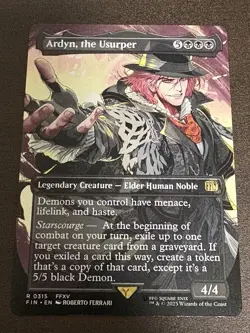 MTG Ardyn, the Usurper (Borderless) English Final Fantasy FIN NM R0315 - Image 1