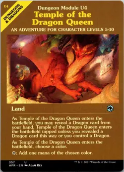 Temple of the Dragon Queen 357 Adventures in the Forgotten Realms MTG NM - Image 1
