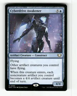 Cyberdrive Awakener 69 NM Normal R MTG Magic Commander: Edge of Eternities - Image 1