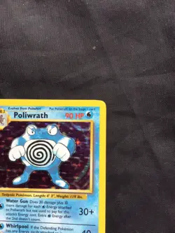 Pokemon Cards: Base Set Rare Holo: Poliwrath 13/102 - Image 4