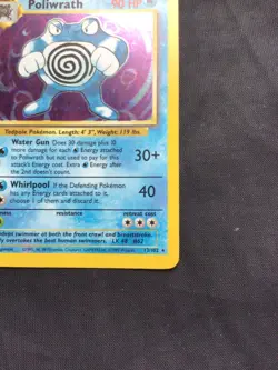 Pokemon Cards: Base Set Rare Holo: Poliwrath 13/102 - Image 5