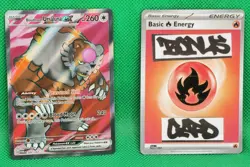 Pokemon TCG Twilight Masquerade Bloodmoon Ursaluna ex TWM 202/167 & Bonus Card - Image 1