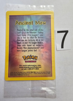 Ancient Mew SEALED Pokemon TCG Unopened 2000 Movie Promo Holo Card - VERY RARE - Image 2