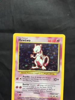 Pokemon Cards: Base Set Rare Holo: Mewtwo 10/102 - Image 2