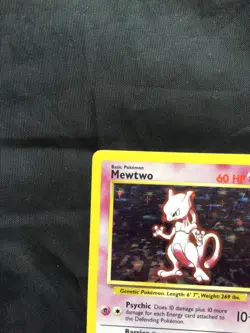 Pokemon Cards: Base Set Rare Holo: Mewtwo 10/102 - Image 3