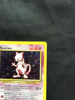 Pokemon Cards: Base Set Rare Holo: Mewtwo 10/102 - Image 4