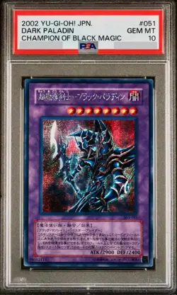 PSA 10 Dark Paladin YuGiOh Secret 2002 Secret Rare Trading YuGiOh Card - Image 1