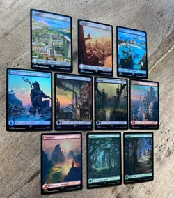 Full Art Land Set **FOIL**(10 Lands) - MTG: Assassin's Creed (ACR) NM/M - Image 2