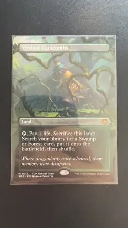 Verdant Catacombs (Borderless) 113 Special Guests Normal NM - Image 1