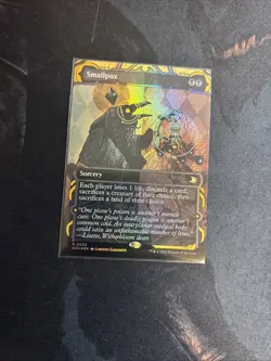 Mtg FOIL Smallpox - Secrets Of Strixhaven Mystical Archive + Bonus Foils - Image 5