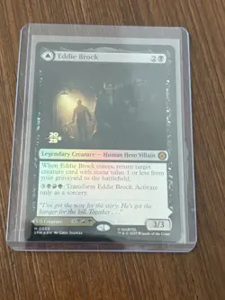 Magic The Gathering Spiderman / Eddie Brock, Venom lethal protector / Foil Promo - Image 1
