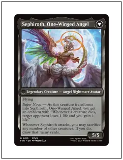 1x Sephiroth, Fabled SOLDIER, Final Fantasy, Magic MTG NM - Image 2