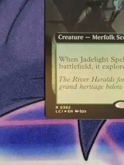 C4439 MAGIC MTG LOST CAVERNS IXALAN JADELIGHT SPELUNKER #0382 LP FOIL EXT ART - Image 4