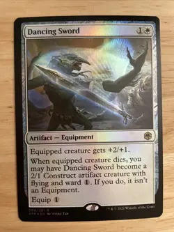 MTG Dancing Sword Adventures in the Forgotten Realms #008/281 FOIL Rare NM/M - Image 1