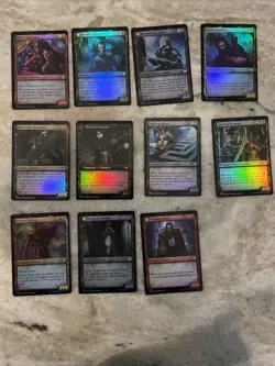 Crimson Vow showcase foil set - Mtg - NM - 11 Unc And 7 Com. Pack Fresh! - Image 1