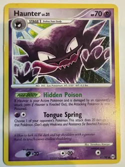 Pokemon TCG Haunter 2009 Platinum Arceus Uncommon Card 41/99 MP - Image 1