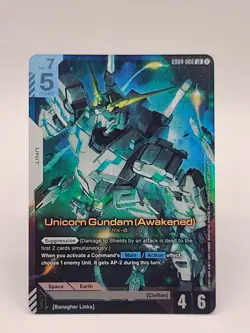 Unicorn Gundam (Awakened) Foil - GD04-066 - NM - Gundam TCG Card Game - Image 1