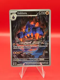 Pokemon TCG SV White Flare Illustration Rare Boldore Card 128/086 IR English - Image 1