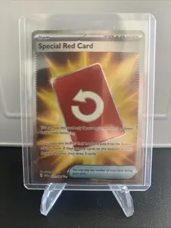 SPECIAL RED CARD 113/86 FULL ART CHAOS RISING - Image 1