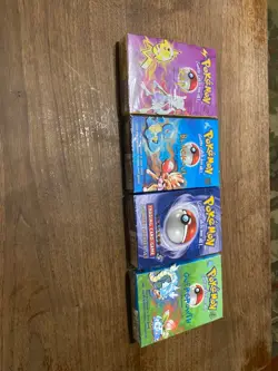 vintage pokemon lot cards and sealed theme decks - Image 1