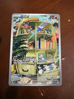 Litten 167/162 SV05: Temporal Forces Holo english pokemon card - Image 1