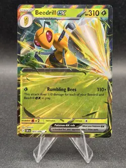 Beedrill Ex 003/086 ME Chaos Rising Holo Pokemon TCG Card EN NM/M Double Rare - Image 1