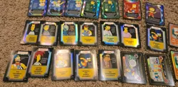 The Simpsons Card Game Foil And Rare Lot. 23 Foil Cards. Over 100 total cards. - Image 2