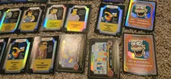 The Simpsons Card Game Foil And Rare Lot. 23 Foil Cards. Over 100 total cards. - Image 3