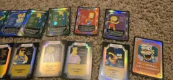 The Simpsons Card Game Foil And Rare Lot. 23 Foil Cards. Over 100 total cards. - Image 4