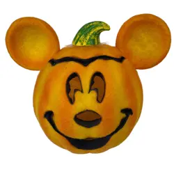 Rare Disney Store PG#3889 Mickey Mouse Fiber Optic Pumpkin Jack O Lantern - Image 1