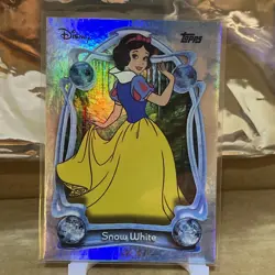 2025 Disney Topps Snow White Holo Refractor #1 - Image 1