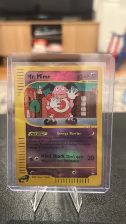 Pokemon TCG Mr. Mime 095A/147 Aquapolis Reverse Holo Common English 50 HP - Image 1