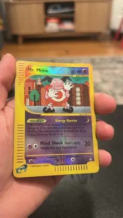 Pokemon TCG Mr. Mime 095A/147 Aquapolis Reverse Holo Common English 50 HP - Image 3