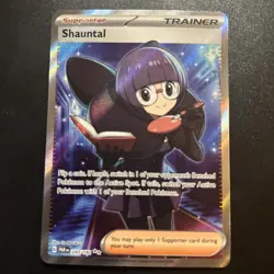 Pokemon TCG Shauntal Paradox Rift Trainer Card Ultra Rare Full Art 243/182 NM - Image 1
