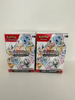 2X Pokemon TCG Scarlet & Violet Prismatic Evolutions Booster Bundles Sealed.Fast - Image 1